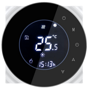 Termostat do pieca gazowego/wodnego Wi-Fi Czarny Moes TUYA WHT-6000-GC Tuya