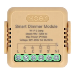 Ściemniacz Podwójny Mini Wi-Fi Moes MS-105B-M Tuya