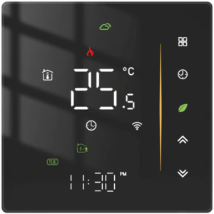 Termostat do ogrzewania podłogowego 16A czarny Wi-Fi Moes BHT-006-GBLW Tuya