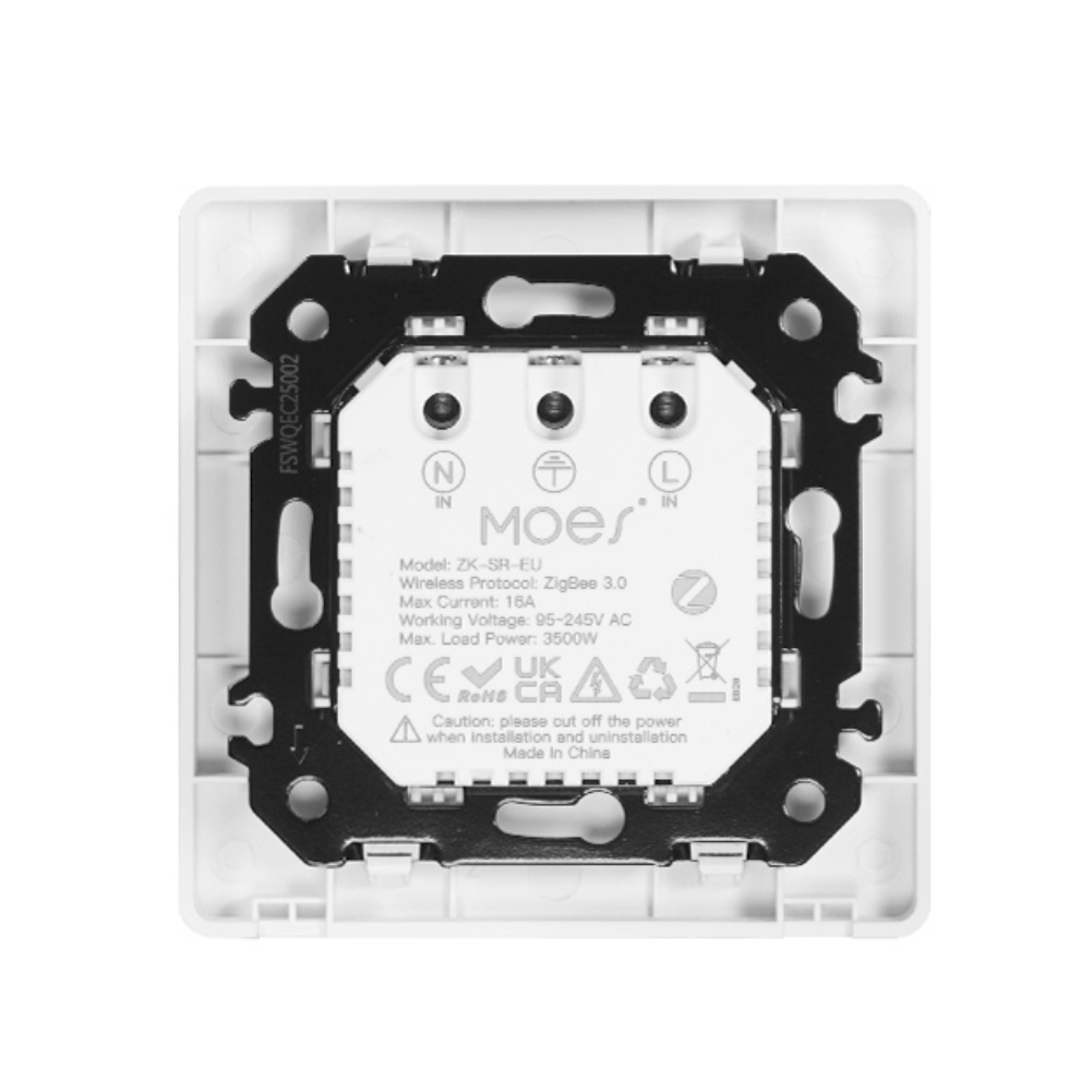 Gniazdko Zigbee EU 16A Star Ring z pomiarem mocy Moes ZK-SR-EU-WH-MS - obrazek 3