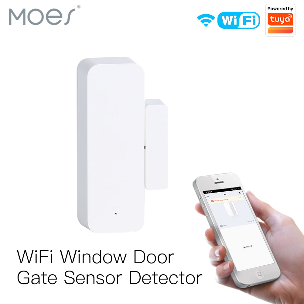 Czujnik Magnetyczny do Bramy WiFi Moes WSS-FL-GWM-A Tuya