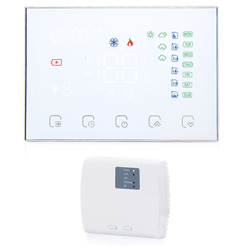 Inteligentny termostat do ogrzewania CO/Wodnego 5A Moes WRHT-8000-GC-BK-EN TUYA - obrazek 2