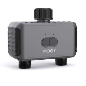 Inteligentny podwójny zawór do nawadniania ogrodu Bluetooth MOES BWV-YC02-EU TUYA