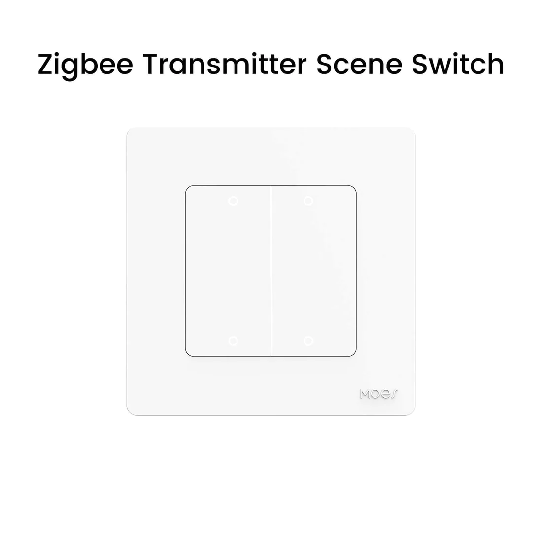 Pilot Zigbee 4-Kanałowy Biały Moes SR-ZT4-W Tuya - obrazek 3