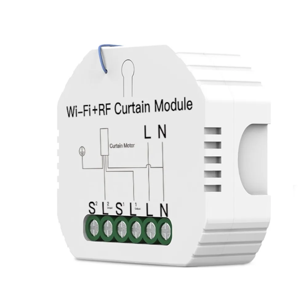 Sterownik rolet WiFi + RF dopuszkowy Moes MS-108WR Tuya